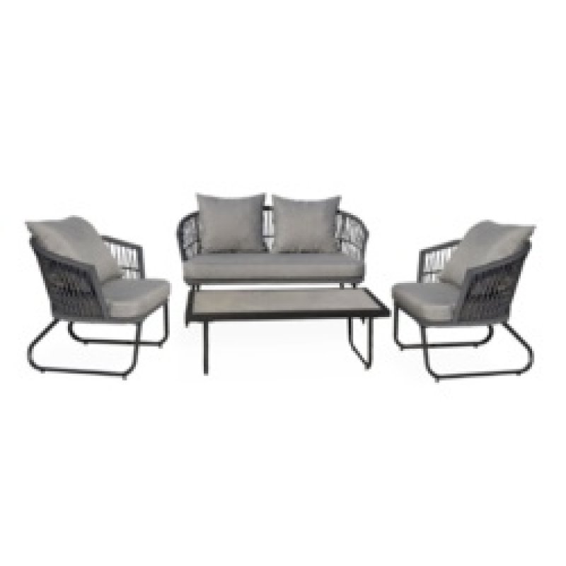 Garden Furniture PAGODA LISBON TEXTILENE ROPE COFFEE SET s343416