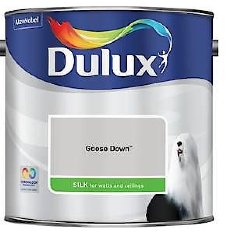 DULUX SILK 2.5LT ROCK SALT s347937 Haven Home Centre